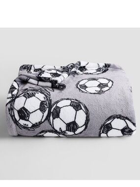 Soccer Oversized Super-Soft Plush Throw Blanket